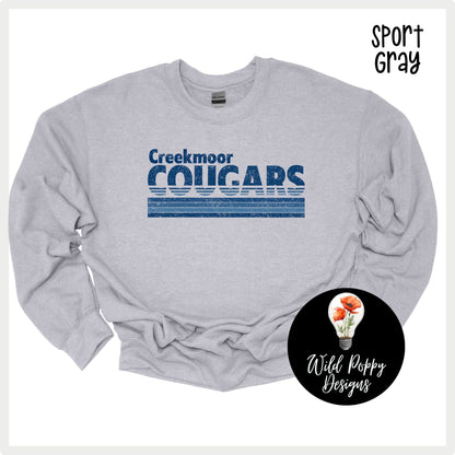 Creekmoor Cougars Retro