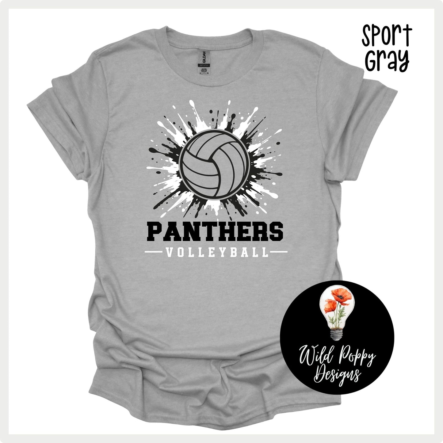 Ray-Pec Paint Splatter Volleyball