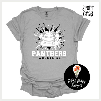 Ray-Pec Paint Splatter Wrestling