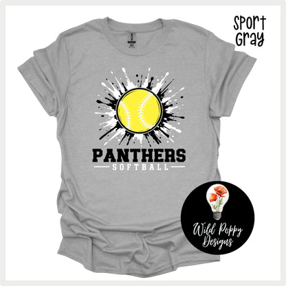 Ray-Pec Paint Splatter Softball