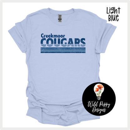 Creekmoor Cougars Retro