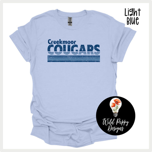 Creekmoor Cougars Retro
