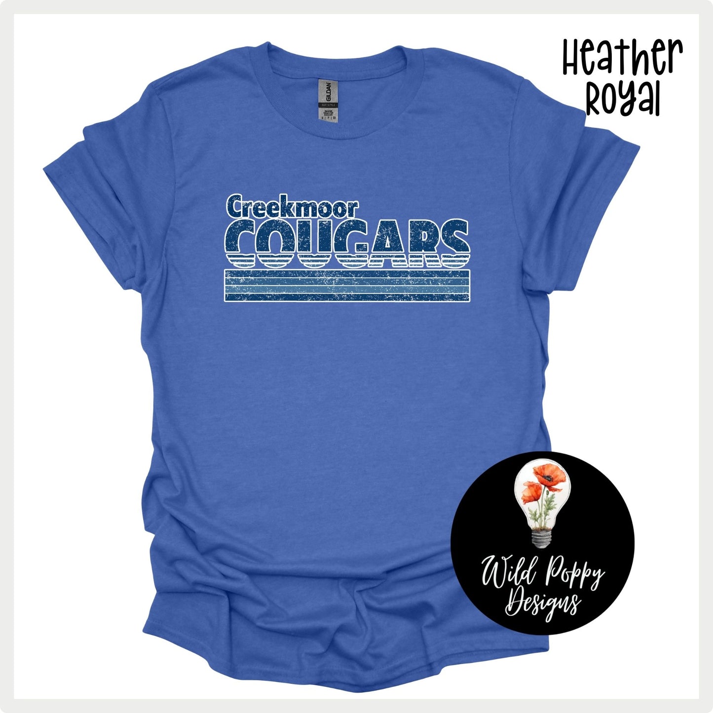 Creekmoor Cougars Retro
