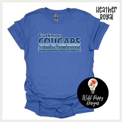 Creekmoor Cougars Retro