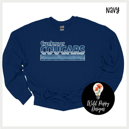 Creekmoor Cougars Retro