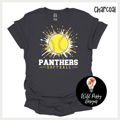 Ray-Pec Paint Splatter Softball