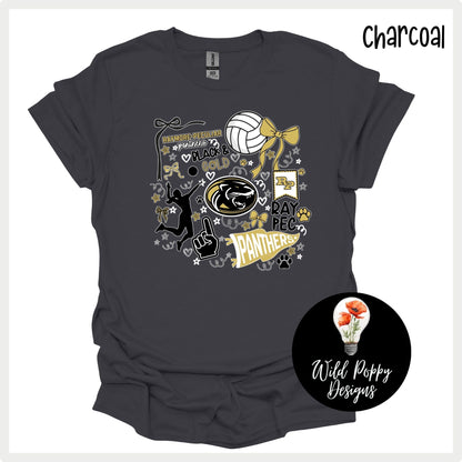 Ray-Pec Volleyball Doodles