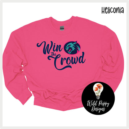 Hillcats Win the Crowd Crewneck Sweatshirt