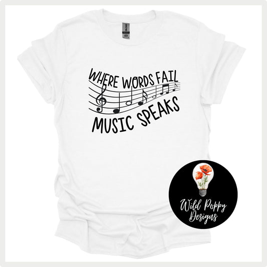 Where Words Fail, Music Speaks