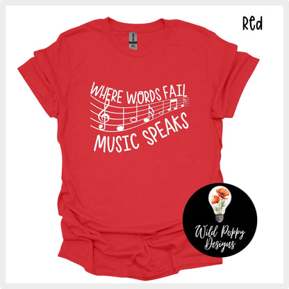 Where Words Fail, Music Speaks