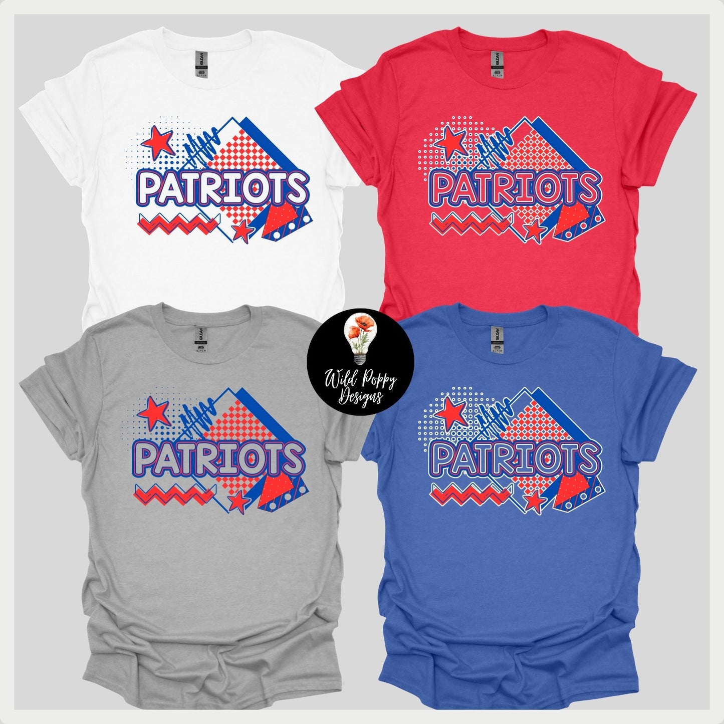 Peculiar Patriots Retro Doodles