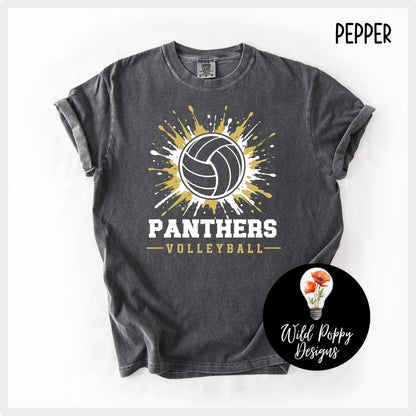Ray-Pec Paint Splatter Volleyball