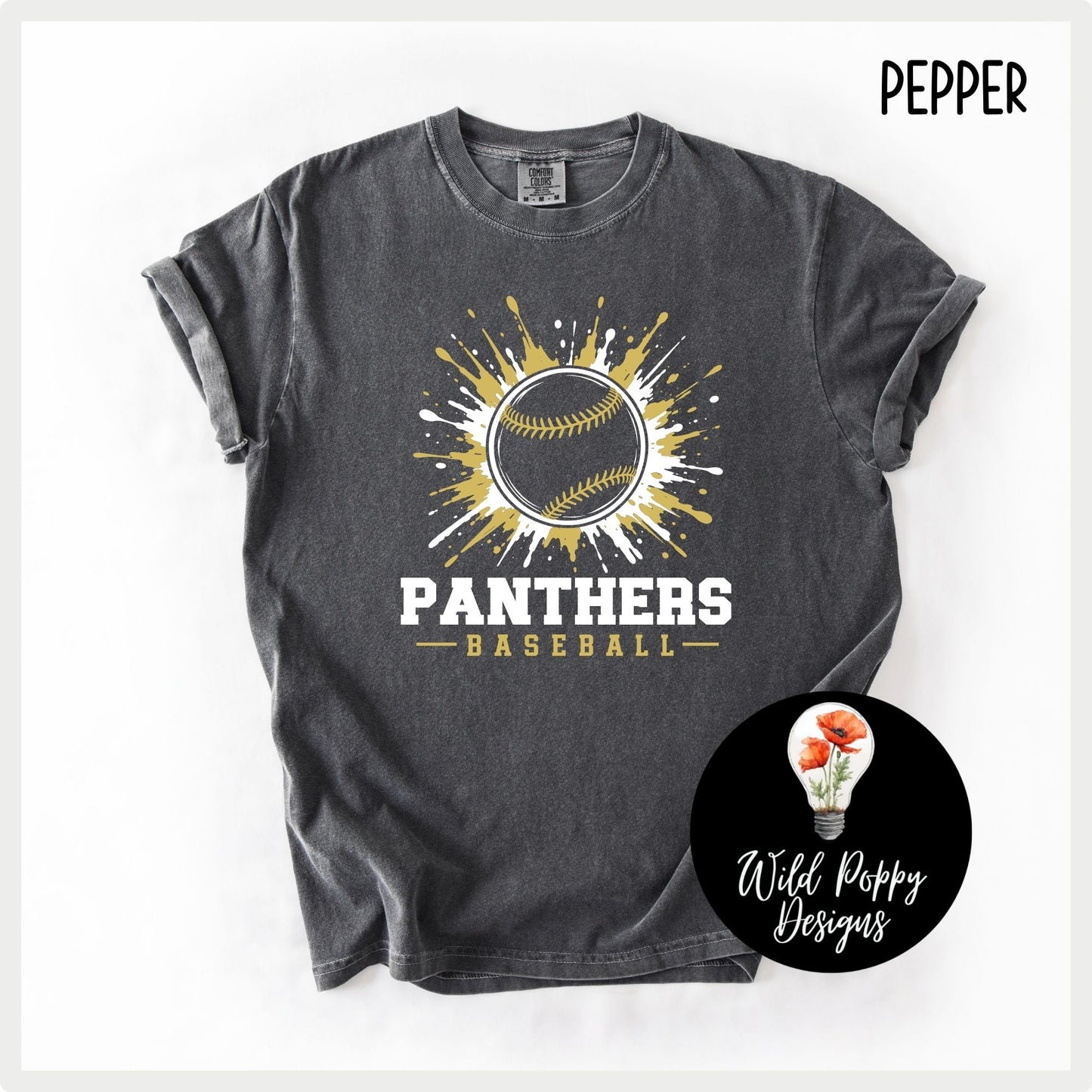 Ray-Pec Paint Splatter Baseball