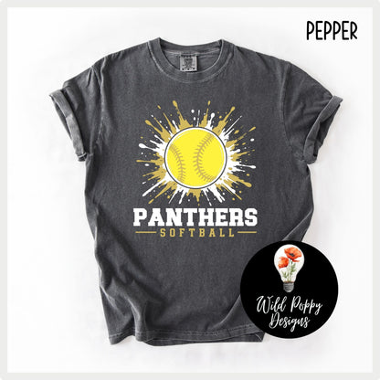 Ray-Pec Paint Splatter Softball