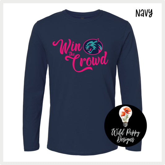Hillcats Win the Crowd Long Sleeve Tee