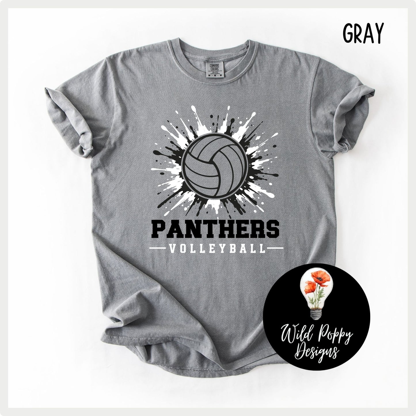 Ray-Pec Paint Splatter Volleyball