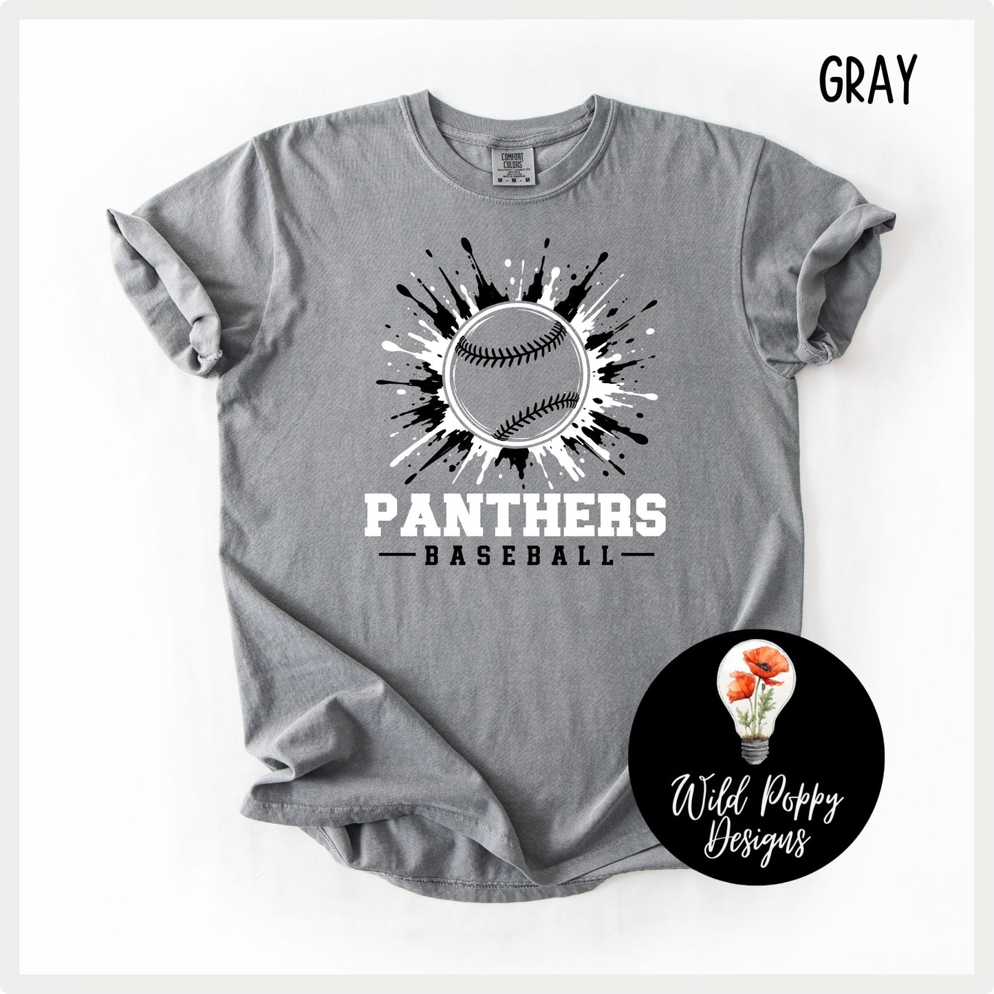 Ray-Pec Paint Splatter Baseball