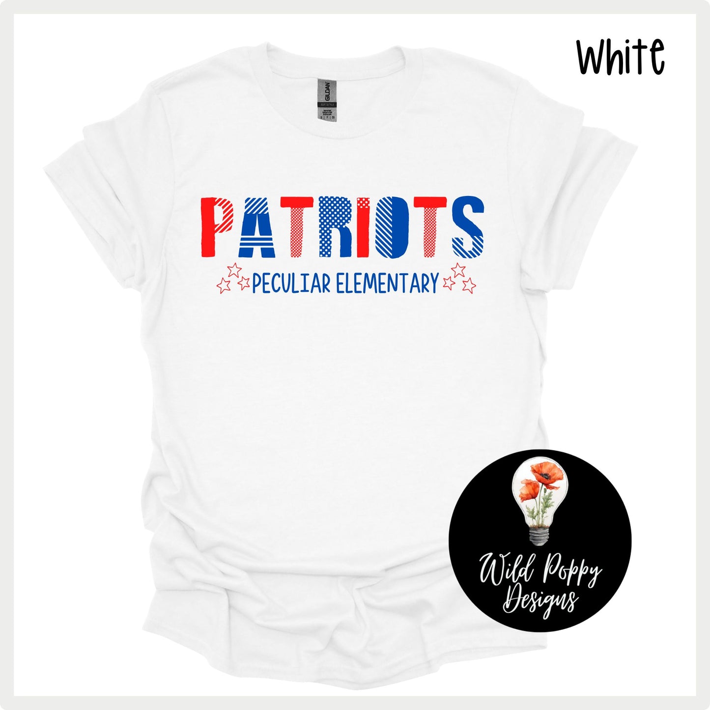 Patriots Patchwork Stripes and Dots