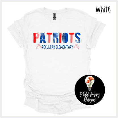 Patriots Patchwork Stripes and Dots