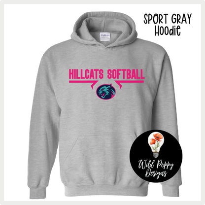 Hillcats Softball Hoodie Sweatshirt