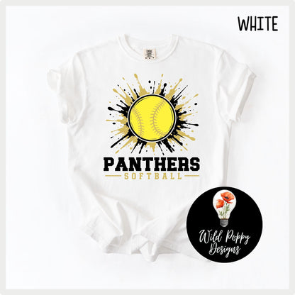 Ray-Pec Paint Splatter Softball