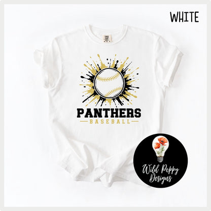 Ray-Pec Paint Splatter Baseball