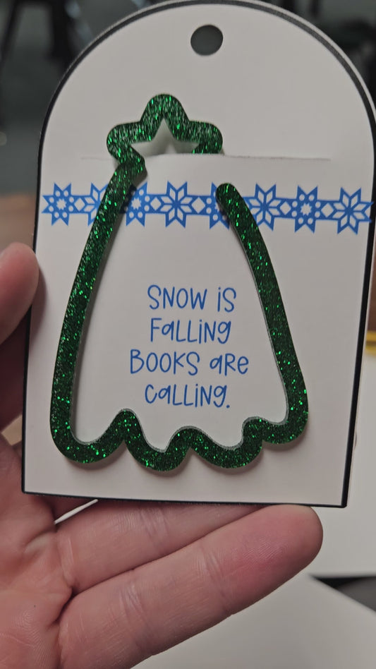 Acrylic Christmas Tree Bookmark